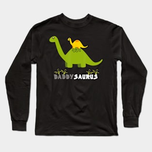 Daddysaurus Father Dinosaur Daddy Saurus Long Sleeve T-Shirt